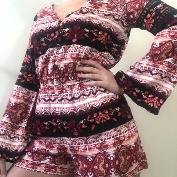 American Rag Boho Romper - Picture 2 of 3